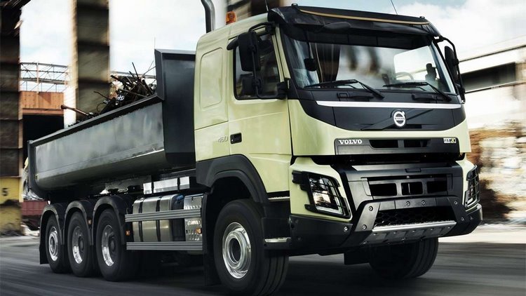 Volvo fmx 8x4 самосвал